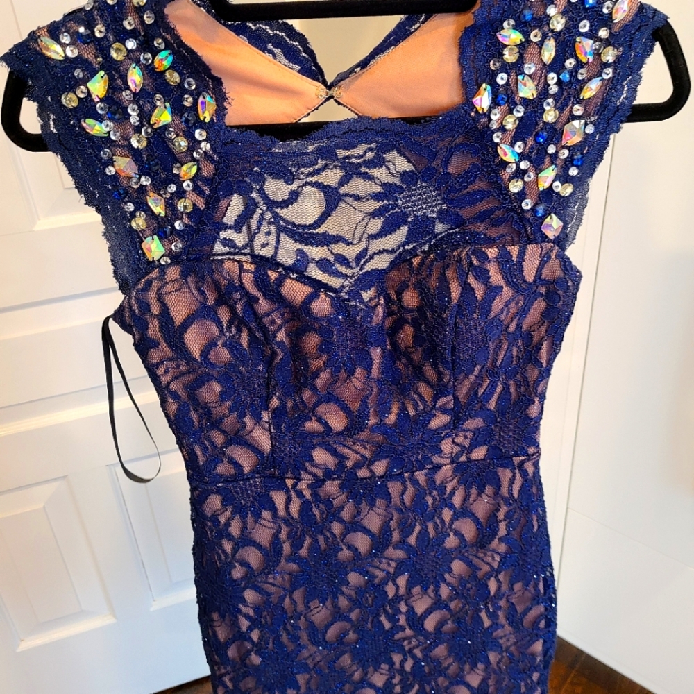 Lace beaded dress